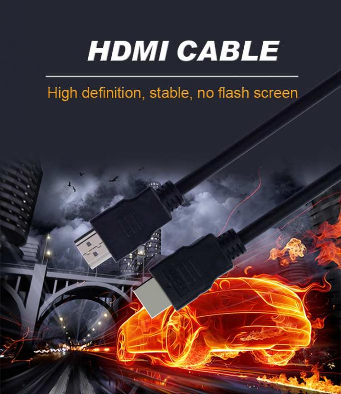 High Performance Etherne 4k HDMI Cable 1m 1.5m 3m Anti Interference 0