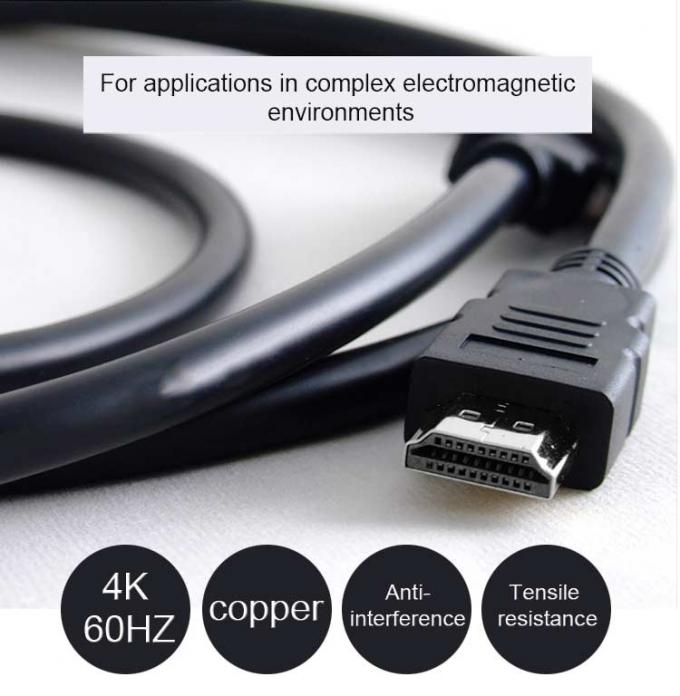 High Performance Etherne 4k HDMI Cable 1m 1.5m 3m Anti Interference 1