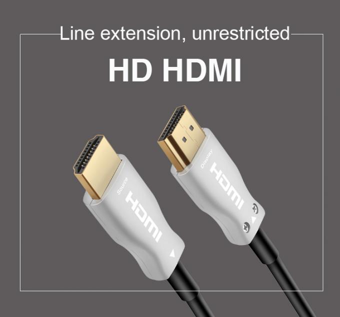 50m 4k HDMI AOC Cable Coaxial Type With PVC Jacketed MALE To MALE 1