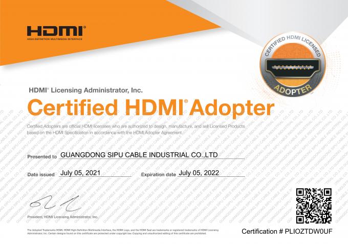 Gold Plated 18gbps 1080P HDMI Cable 1.5meter With CCS Conductor 0
