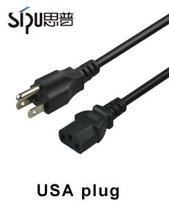 SGS 3 Prong AC Power Cord 220v UK Laptop Power Cord With Fuse 7