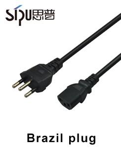 SGS 3 Prong AC Power Cord 220v UK Laptop Power Cord With Fuse 13