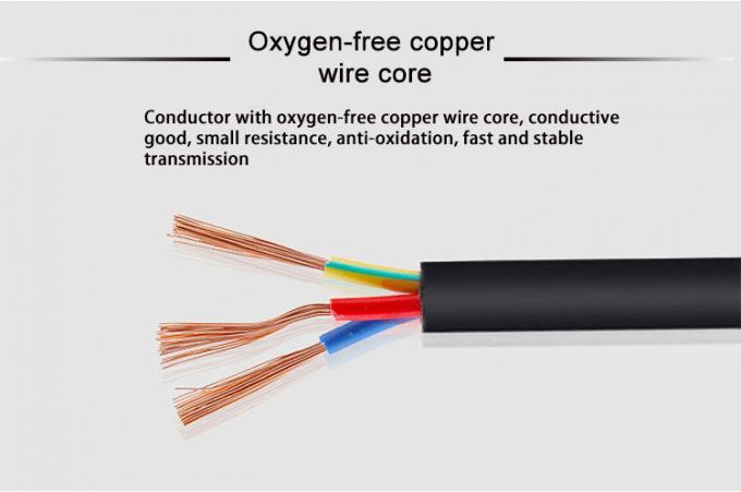 OEM ODM 1.5meters UK Power Cord Apply To Kettle Port And Laptop 3