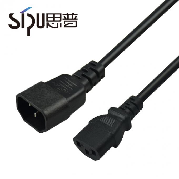 OEM Male C14 To Female C13 AC Power Extension Cable C13 C14 Power Cord 2