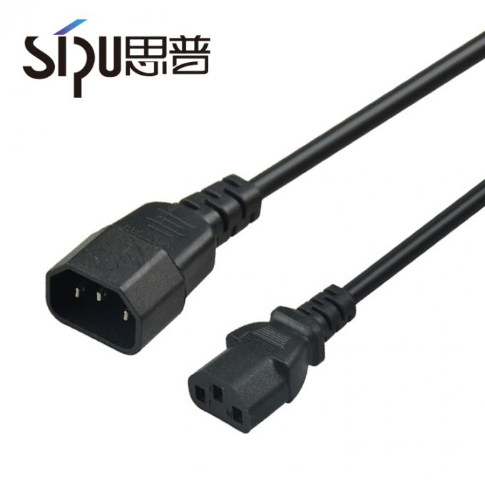 OEM Male C14 To Female C13 AC Power Extension Cable C13 C14 Power Cord 1