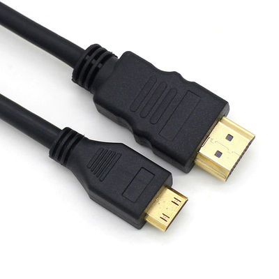 Good price 24k Gold Plated 1m 5m Audio HDMI Cable With  CCS Conductor Non Shielded online