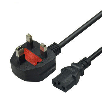 Good price Multipurpose Round UK Power Cord 3 Pin 110v Power Cable High Performance online