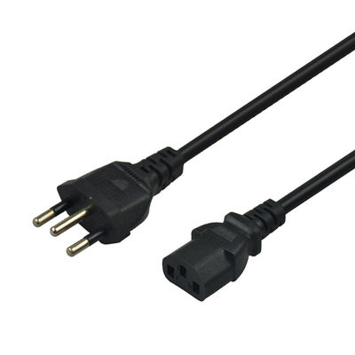 Good price 3Pin Brazil Plug Electrical Power Cord 1m 1.5m 1.8m 2m For PC Adapter online