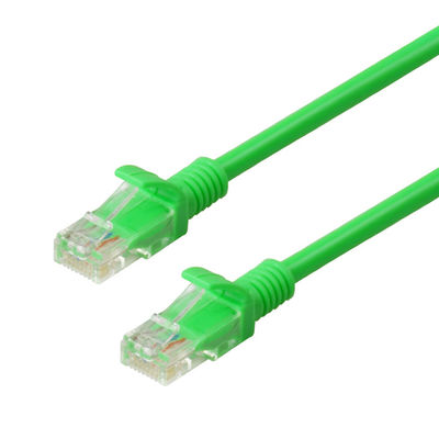 Good price 2m 3m 5mtrs Ftp CAT6 Patch Cord For Computer Green Color HDPE Insulation online