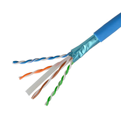 Good price 4 Pairs CCA Cat6a Lan Cable Utp Ftp Cat5e Network Cable HDPE Insulation online