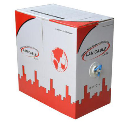 Good price 1000ft 305m 2x4p 23awg 24awg Cat 6 Lan Cable Unshielded UTP Solid online