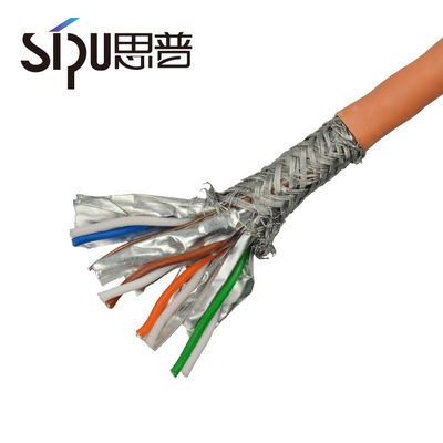 Good price 7.0MM CAT7 Lan Cable 0.57 Bare Copper Conductor  Cat 7 Network Cable online