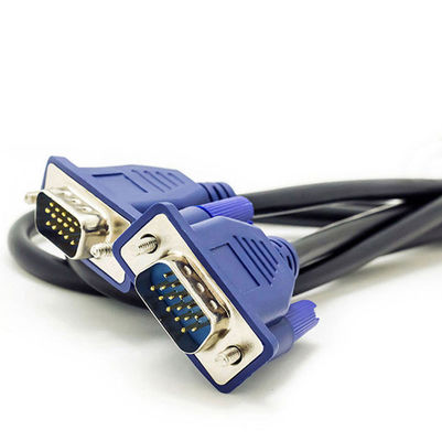 Good price 2M VGA Monitor Cables  3+2 Male To Male Vga Cable With Blue Plug online