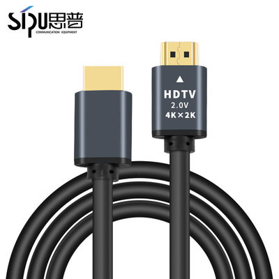 quality Premium Gray 24K Gold-plated 1080P 3D 4k HDMI Cable, Suitable For PS5 Laptop 1.5M factory