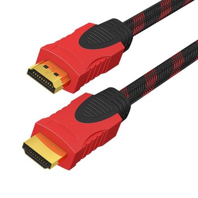 CE Rohs Certified 4k HDMI Cable Supports 3D Video With HD Audio Braid Shielding