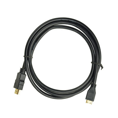 24k Gold Plated 1m 5m Audio HDMI Cable With  CCS Conductor Non Shielded