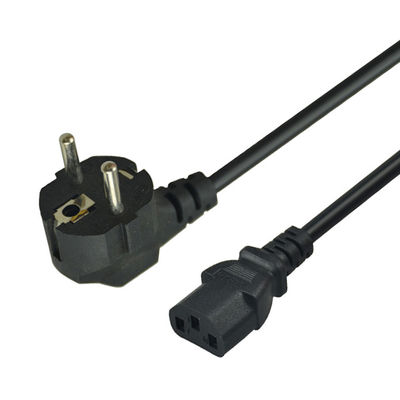 1.5M 1.8M Black EU Power Cable