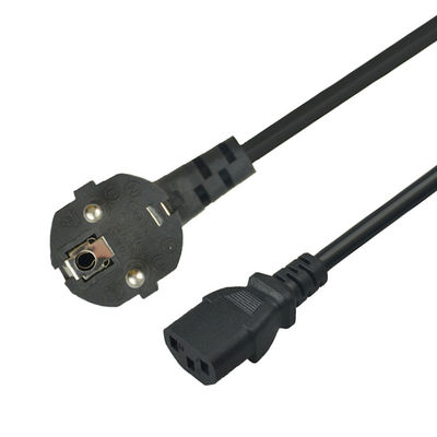 3 Wire 3Pin Plug To IEC C13 Female EU Power Cord 16a 250v For Hair Dryer