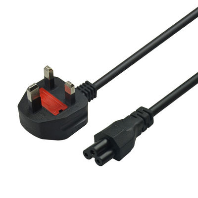 OEM ODM 1.5meters UK Power Cord Apply To Kettle Port And Laptop