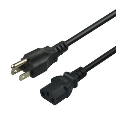 PVC Jacketed Custom PC Power Supply Cables British Power Cord 1.5m