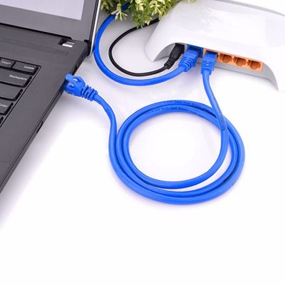 OEM SFTP Four Twist Pairs RJ45 CAT5 Patch Cord 1M 1.5M 2M Customizable