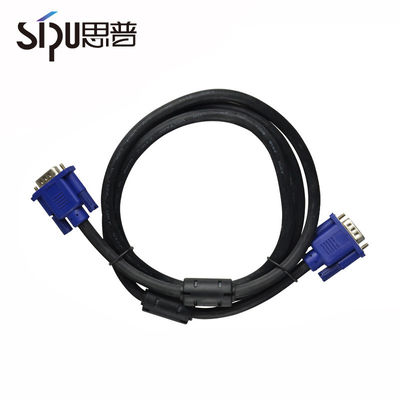 2M VGA Monitor Cables  3+2 Male To Male Vga Cable With Blue Plug