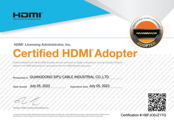 China Guangdong SIPU Communication Equipment Company Ltd. certifications